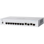 Switch Cisco CBS350-8S-E-2G-EU - 8x 1000Mbps SFP, 2x 1000Mbps RJ45|SFP - zdjęcie 1